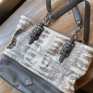 SIMPLY VERA VERA WANG DOUBLE HANDLE TOTE BAG ~ Medium Purse